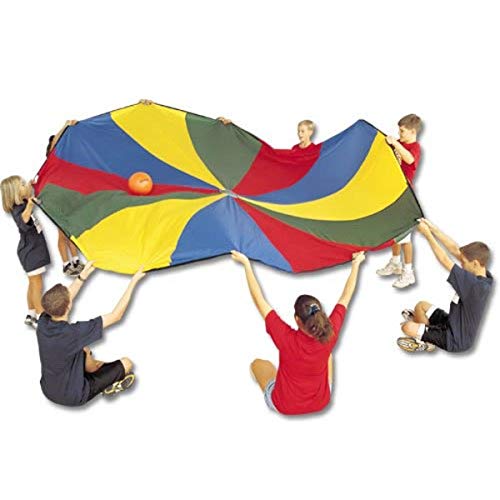 US Games Deluxe Parachute - 35' Dia. - 28 Handles