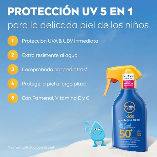 Nivea Sun Niños Protege&cuida Spf50 Pistola Nivea Créme Solaire 270 Ml - vue 4