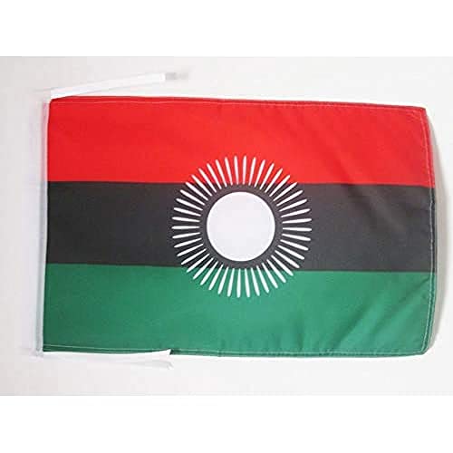 AZ FLAG - Drapeau Malawi Ancien - 45x30 cm - Pavillon Malawite 100% Polyester Avec Deux Cordelettes - 20g