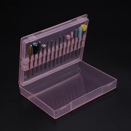 Caja organizadora para brocas de manicure 14 agujeros miniatura 7