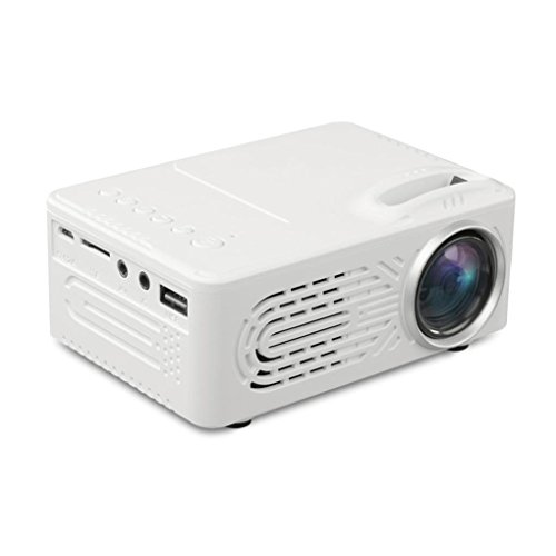 Mini Projector, 7000 Lumens 3D 1080P Full HD Mini Projector LED Multimedia Home