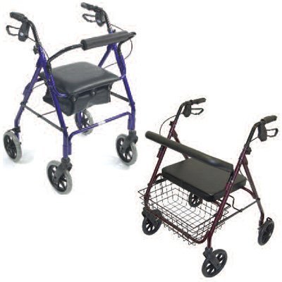 Lightweight Aluminum Rollator - each by Rolyn Prest