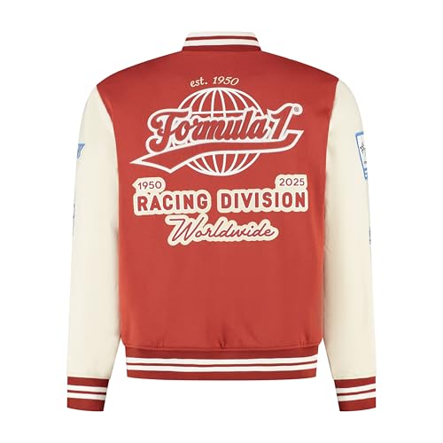 Formula 1 Heritage Varsity Jacket Red2