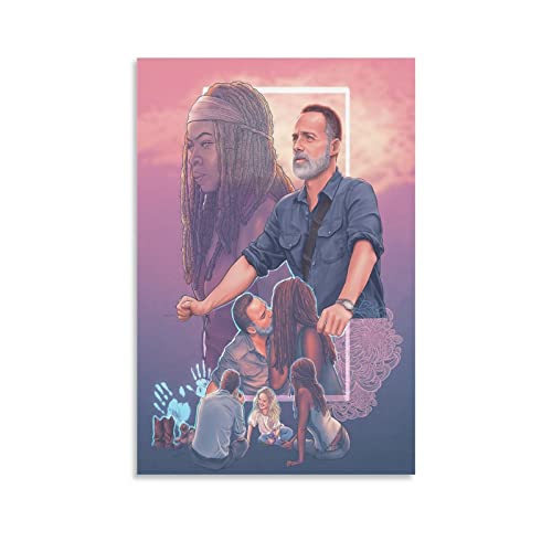 Póster decorativo de The Walking Dead para pared y decoración de dormitorio familiar, 30 x 45 cm