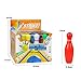 Bowling Set for Kids Toddlers Mini Plastic Party Favor Toys Pins Ball Games Indoor Birthday Easter Christmas Birthday Gift for Boys Girls 2 3 4 5 Years with 10 Pins and 2 Balls