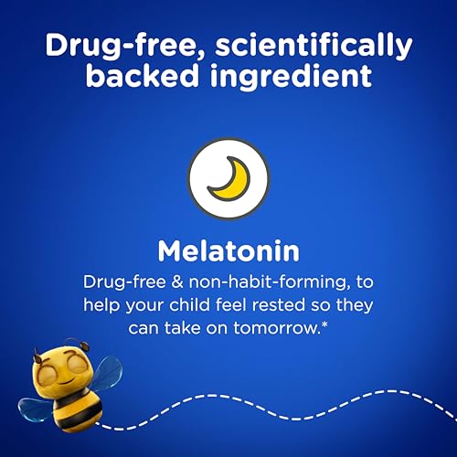Zarbee's Kids Melatonin Sleep Chewable Tablets, 1mg Melatonin, 50 ct - image 2