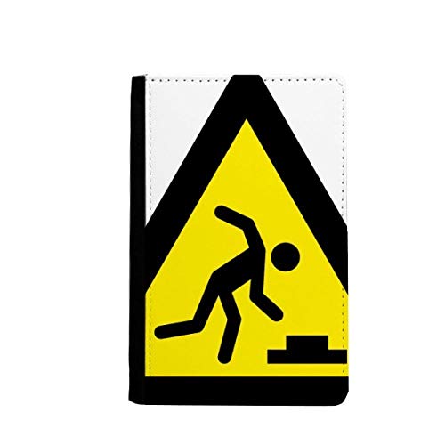 Porte-passeport Triangle jaune noir pour éviter le stress des papiers perdus en voyage