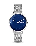 Wasserdichtigkeit: 5 ATM Skagen Damen Analog Quarz Uhr mit Edelstahl Armband SKW2738