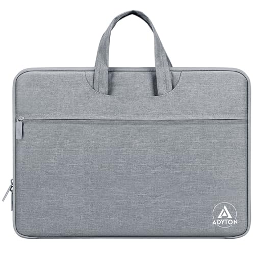 ADYTON Maletín Ordenador Portátil 15.6-17.3 Pulgadas Funda Laptop Bolsa para PC, MacBook Air/Pro | Porta Documentos Hombre Mujer Trabajo, Carcasa Impermeable con Bolsillo Frontal