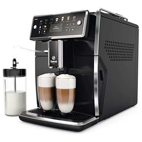Philips Saeco Cafetera Espresso Súper Automática Negro Cover