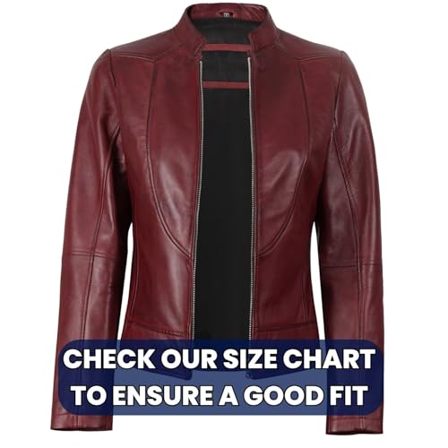 fjackets Leather Jacket Women - Cafe Racer Real Women's Leather Jackets Stylish Lambskin Leather Jacket For Womens2