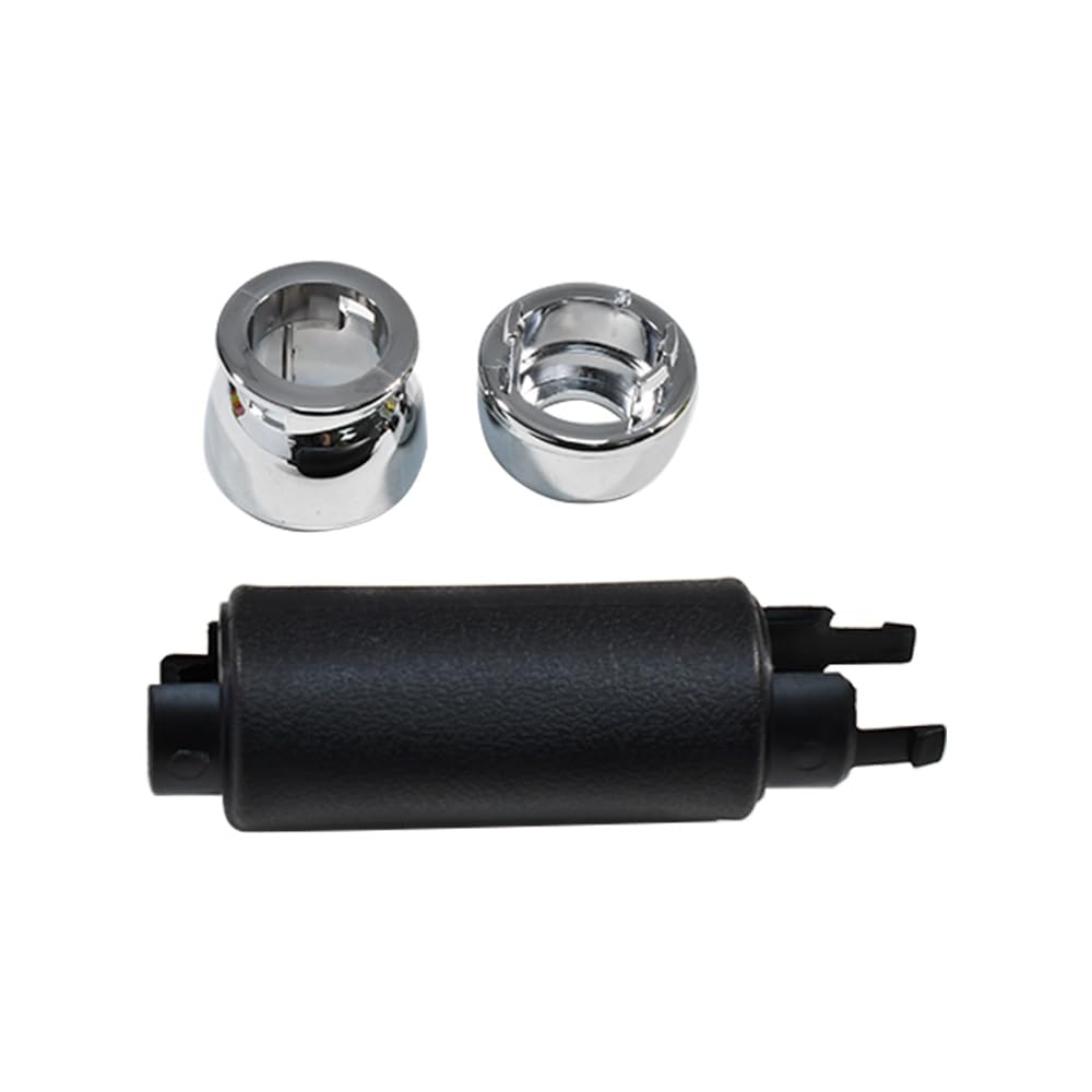 Poignée de frein de stationnement noire chromée compatible avec Mini Cooper R50 R52 R53 R56 R57 R58 R59 Levier de frein à main de rechange 34406774436