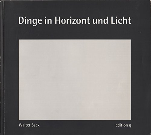 Preisvergleich Produktbild Dinge in Horizont und Licht