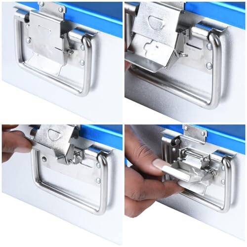 Image of RevitiREVITI Cidex Sterilization Tray Sterilization Box Perfforated with German Dual Locking System for autoclaving surgical instrument