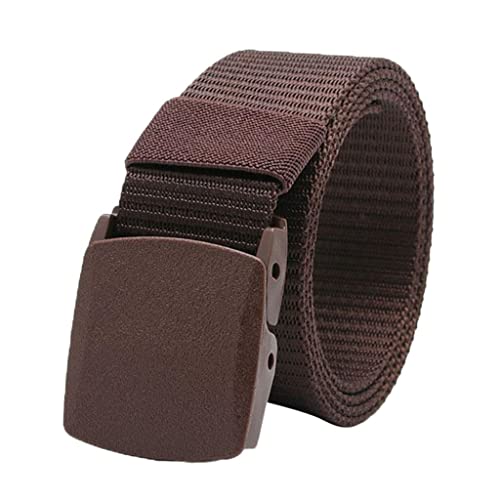 kowaku Adjustable Nylon Belt with Quick Release Buckle for Training and Outdoor Activities, Coffee, 3.8cm