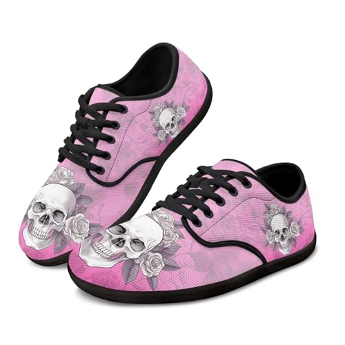 Binienty Lace Up Walking Sneakers for Women Men Zero Drop Sole Barefoot Shoes Wide Width Flats