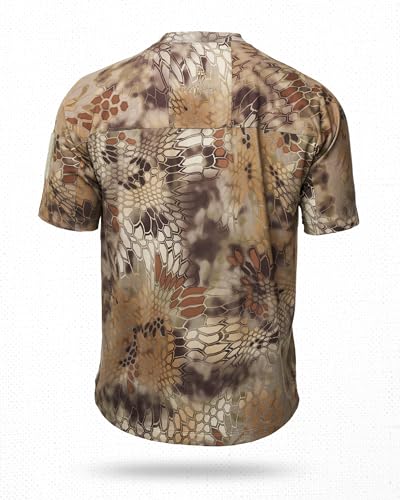 Kryptek Men’s Valhalla 2 Short Sleeve, Lightweight Camo Hunting Shirt2