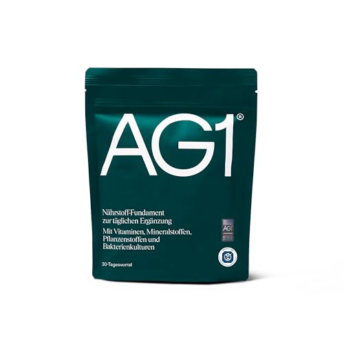 AG1 Greenspulver Nahrungsergänzungsmittel | Dein Nährstoff-Boost: Vitamine Mineralstoffe gute Darmbakterien | Glutenfrei Vegan & Keto | 70+ Inhaltsstoffe von AG1 Athletic Greens | Nachfüllpackung