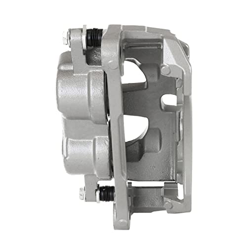 Image of Detroit Axle - Front Left Brake Caliper with Bracket Replacement for 2009 | 2010 2011 2012-2018 Dodge Ram 2500 3500 4000