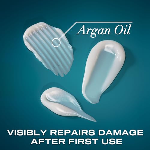 OGX Renewing + Argan Oil of Morocco Conditioner, 13 fl. oz - Repairs Dry, Damaged Hair, Paraben-Free, Sulfate-Free Surfactants, LipiPro Shield Technology, Citrus-Fresh Scent - Image 5
