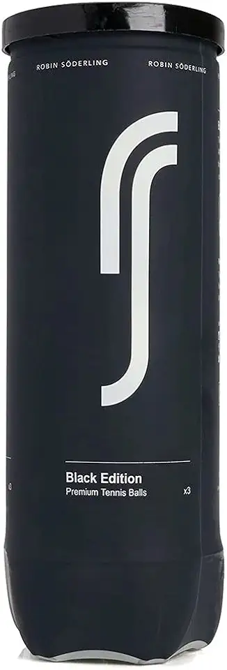 Bola de Tênis Robin Soderling Black Edition Tubo Com 03 Bolas