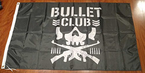 BULLET CLUB FLAG WRESTLING ROH NJPW Banner WCW WWE KENNY OMEGA YOUNG BUCKS