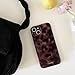 XQAGU Cute Phone Case for iPhone 13 Pro Max Case Amber Leopard Full Camera Protective Slim Shockproof Aesthetic-Brown Amber