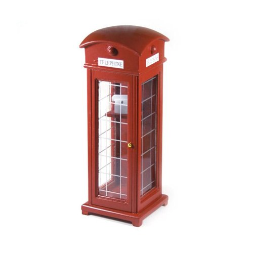 MyTinyWorld Dolls House Miniature Old Style Telephone Box