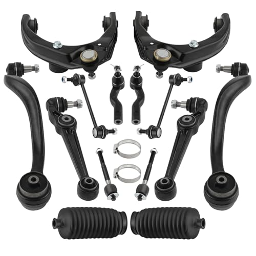 2005-2016 Ford F-250 / F-350 4WD Vehicles with Steering Wheel Oscillation 2 maXpeedingrods 14 PC Front Suspension Kit for Ford Fusion 2010-2012 for Mercury Milan 2010 2011 for Lincoln MKZ 2011 2012, Upper & Lower Control Arm Outer Inner Tie Rods Sway Bar End Links Boots
