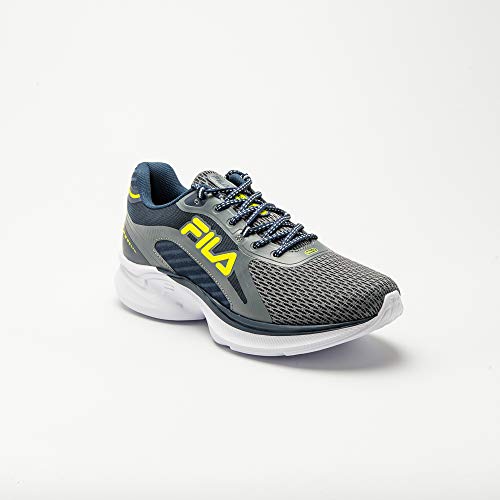 Tênis Racer Frame, Fila, Masculino, Grafite/Marinho/Limão, 42