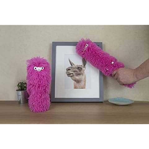 GR Gift Republic Pinker Staubwedel Lama Schreibtischreiniger Cover