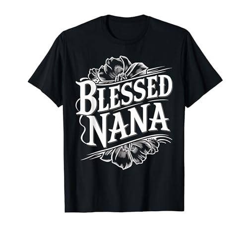 Blessed Nana Grandma Gifts - Camisetas gráficas divertidas para mujer Camiseta