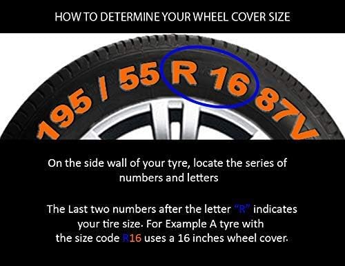 Image of Eon Wheel Cover Silver /Cap for Eon Set of 4 Pieces Size (12 inch Inch)