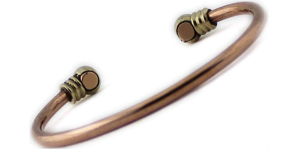 StylOnnCopper Free Size Magnetic Bracelet For Health Benefits - Round