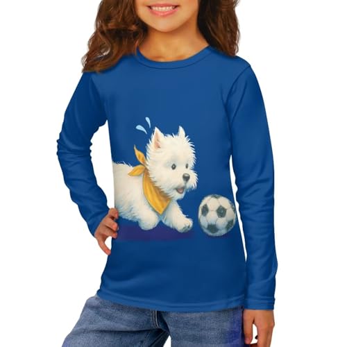 Image of Uourmeti Girls Graphic Tees Long Sleeve T Shirts for Teens Casual Tshirts Junior Sportswear Fall Tops