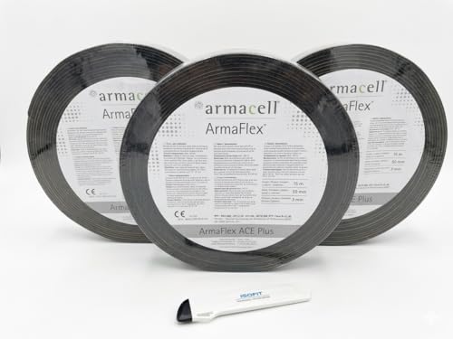 Armaflex 3 Rollen ACE Plus Klebeband/Tape + Original ISOFIT Cuttermesser