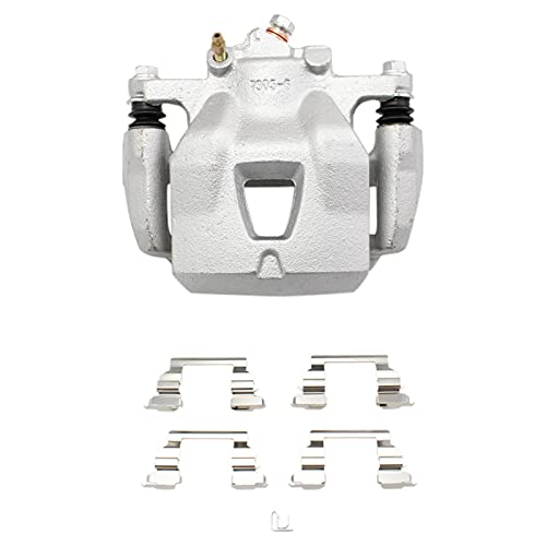 Image of TRQ Front Driver and Passenger Side Brake Caliper Set Caliper Brackets Hardware Compatible with 97-01 Lexus ES300 98-04 Toyota Avalon 97-01 Camry V6 3.0L 99-03 Solara
