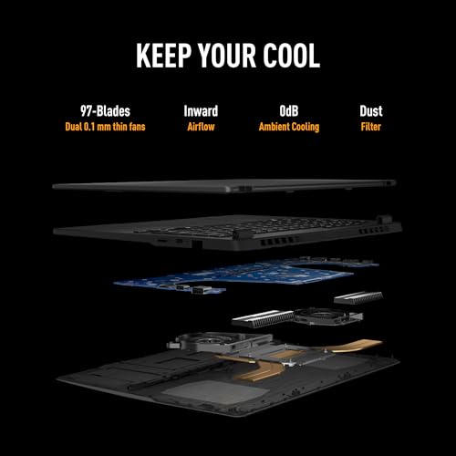 Image of ASUS TUF Gaming A14 Copilot+ PC Gaming Laptop, 14 inch WQXGA 16:10 165Hz Display, AMD Ryzen AI Max+ 392 Processor, 32GB LPDDR5X, 1TB PCIe Gen 4.0 SSD, Wi-Fi 6E, Windows 11 Home, FA401, Jaegar Gray
