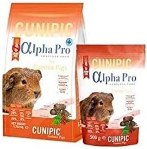 Cunipic Alpha Pro Comida COBAYA 1,75KG, Negro, 1.75