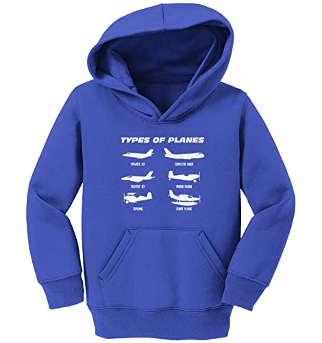 Tcombo Types Of Planes - Airplanes Jets Toddler/Youth Fleece Hoodie2