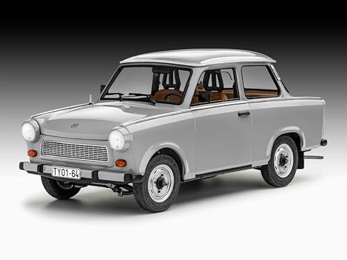 Revell 05630 60th Anniversary Trabant 601 "Exclusive Edition 1:24 Scale Unbuilt/Unpainted Plastic Model Kit with Accessories - Image 3