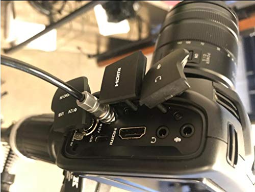 BMPCC-D-Tap-to-4K-6K-Pro-Power-Cable-Suitable-for-Blackmagic-Pocket-Cinema-Camera-4K-and-Gold-Mount-V-Mount-BatteryWeipu-SF6-2-Pin-Female-to-P-Tap18-inch-59-inch-Length