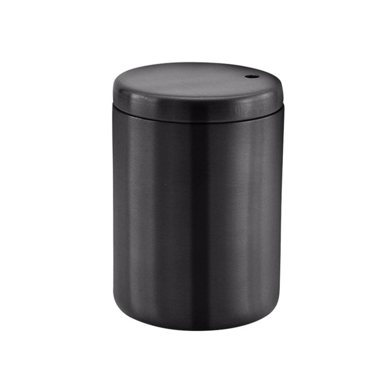 Wdwdw Black Toothpicks Dispenser Toothpick Box Stainless Steel Holder Desktop Cylinder Container Home Restaurant Hotel