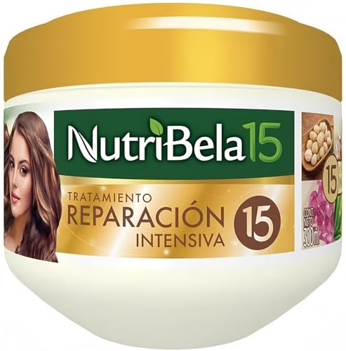 Tratamiento Reparacion Intensiva Nutribela15 Reconocidos Ingredientes | Intensive Repair Treatment 15 Ingredients 10.1oz-300ml