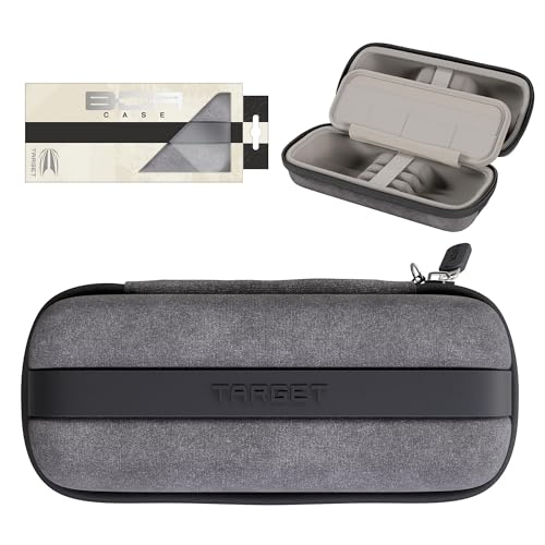 Target Darts BOA Dart Storage Case, One Size – Grey | Darts Wallet, Store Dart Shafts, Swiss Points, 6 Fully Assembled Darts, Additional Accessories