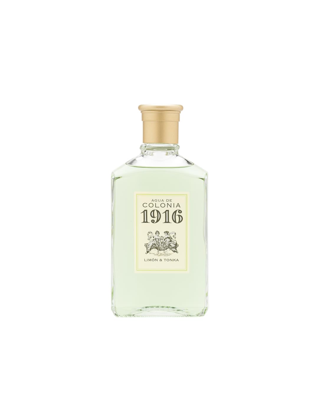 1916 - Limón & Tonka 400 ml, Agua de Colonia Hombre y Mujer, Perfume Unisex, Eau de Toilette Masculina y Femenina, Fragancia Fresca, Cítrica y Delicada, Aroma de Larga Duración
