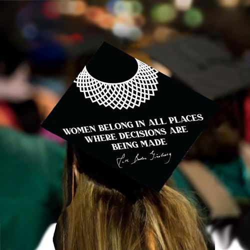 Tassel Toppers Ruth Ginsburg Grad Cap Topper, Graduation Cap Decor, Graduation Cap Decorations - Thumbnail 2