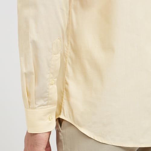 Image of Raymond Men Slim Fit Solid Pattern Pure Cotton Semi Cutaway Collar Full Sleeve Formal Shirt