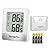 ThermoPro TP200B Indoor Outdoor Thermometer Wireless 500FT, Outside Greenhouse Thermometer with Temperature Sensor, Outdoor Thermometers for Patio Reptile House Home Baby Room Temperature Monitor