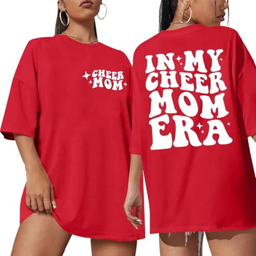 SFHFY Baseball Jersey Women: Oversized Baseball Mom Shirt V Neck Baseball Team Tee Casual Game Day Sport Top